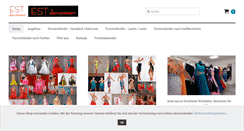 Desktop Screenshot of est-dancewear.de